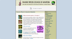 Desktop Screenshot of invasivespeciesmanitoba.com